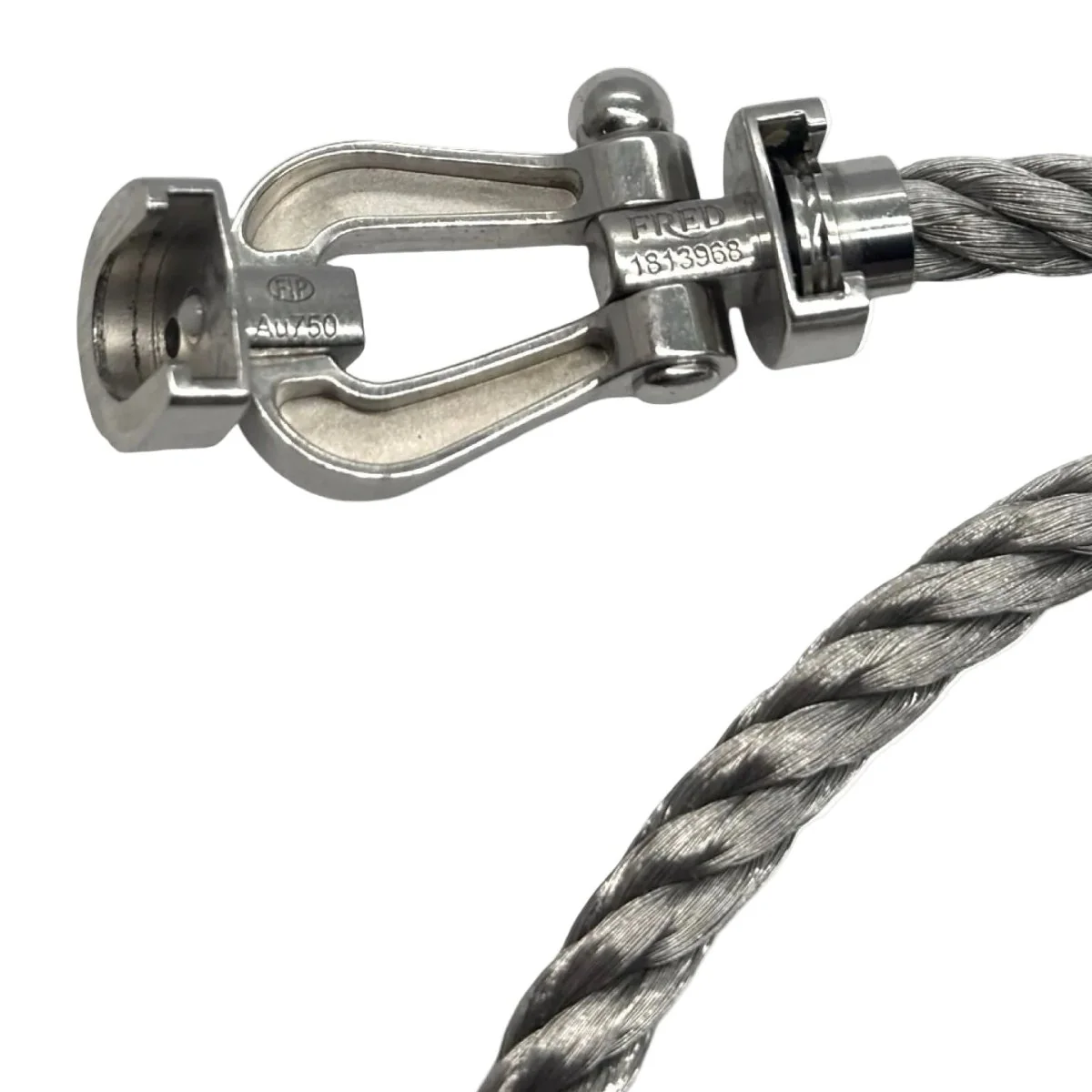 Bracelet Fred Force 10 Grand Modèle or blanc - Image 6