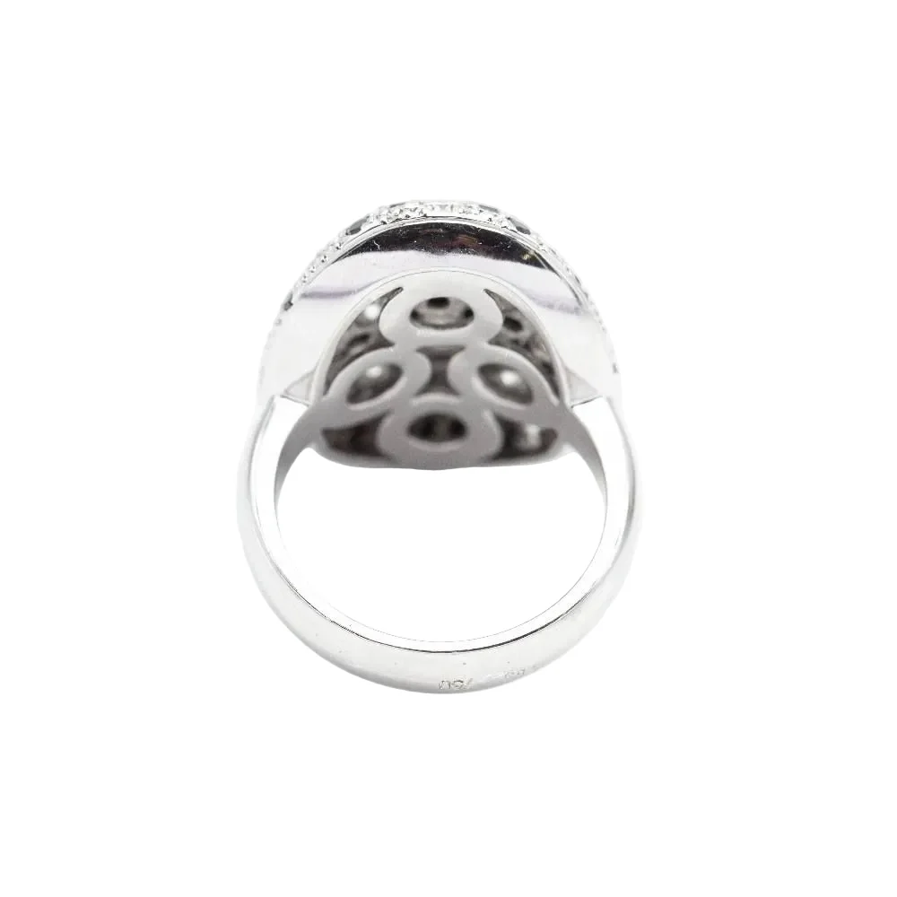 Bague Pavée ALEGORIA en or blanc et diamants - Image 3