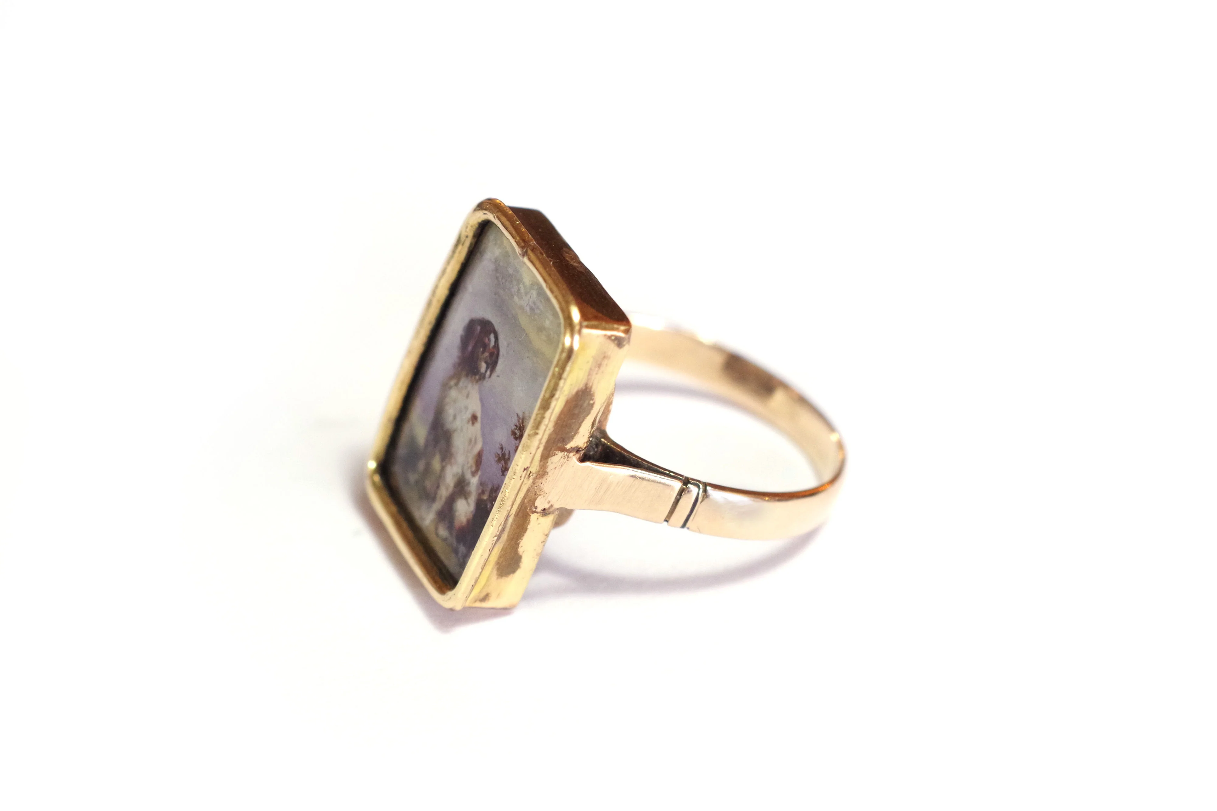 Bague chien en or - Image 3