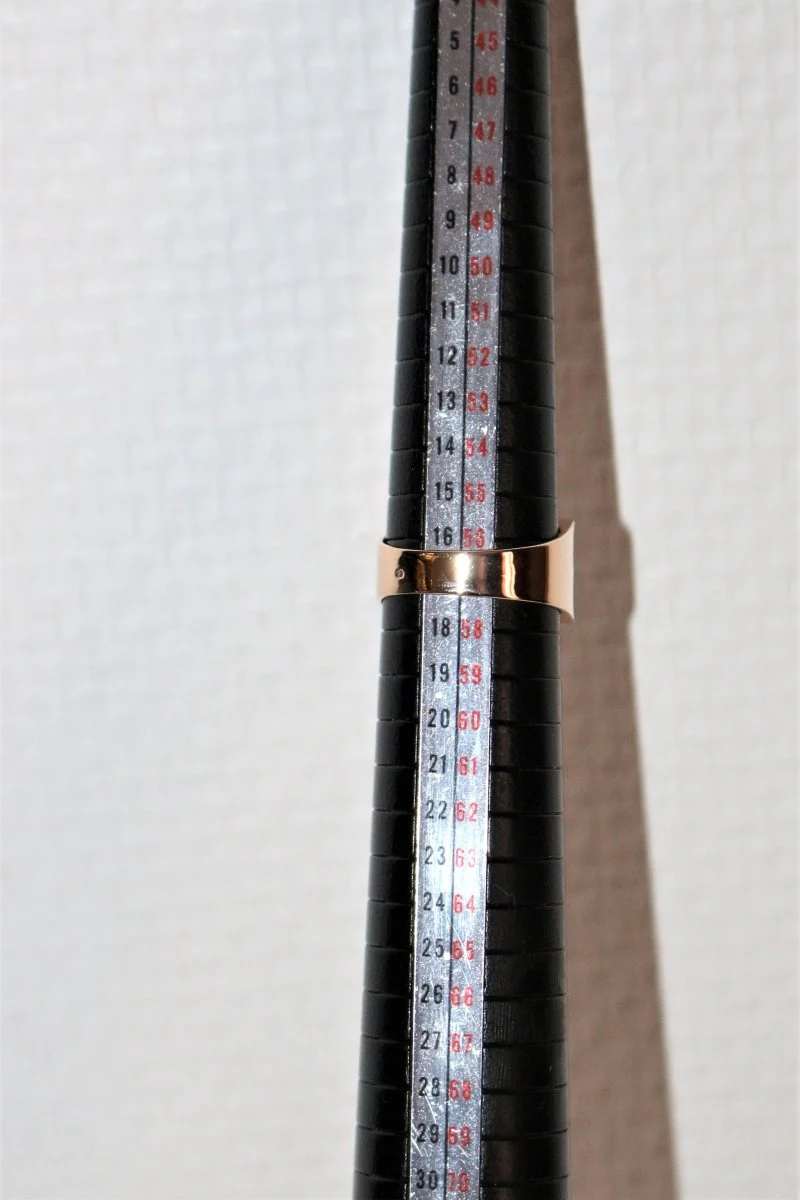 Bague Tank Or Jaune Et Diamants - Image 8