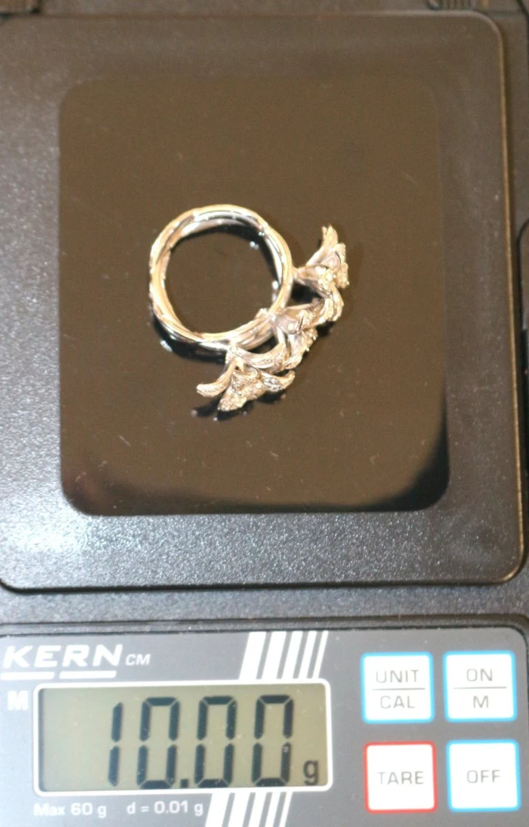 Bague MELLERIO en or blanc et diamant - Image 12