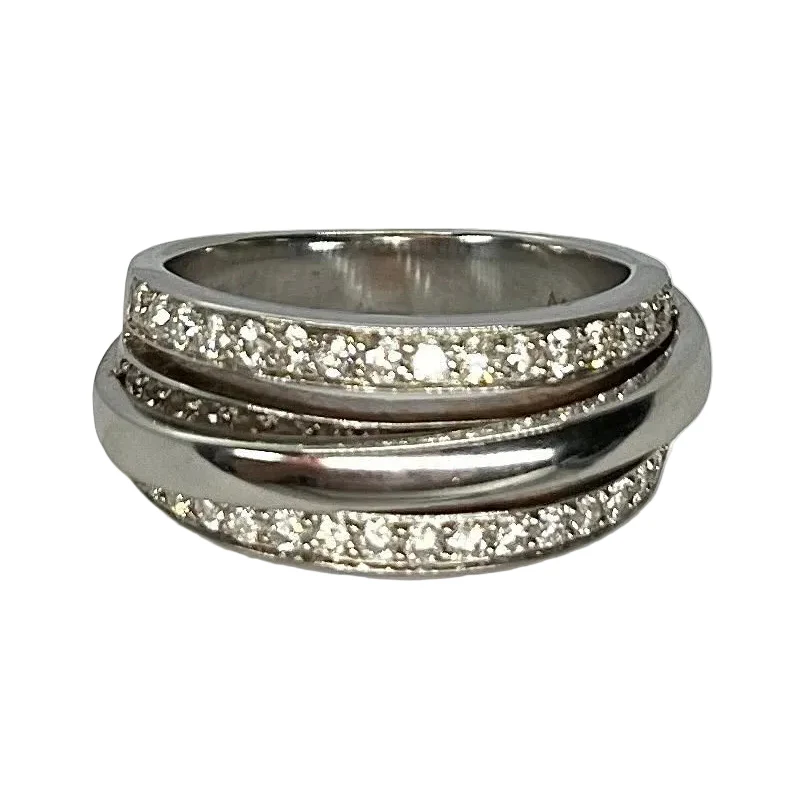 Bague Bandeau MESSIKA en or blanc et diamants