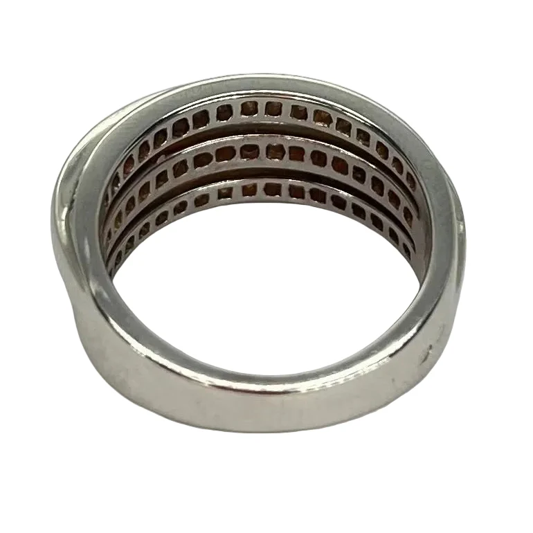 Bague Bandeau MESSIKA en or blanc et diamants - Image 4