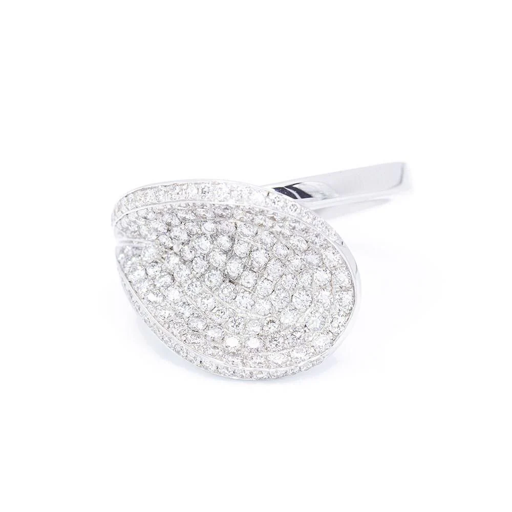 Bague en diamant Paveè. Deuxième main - Image 3
