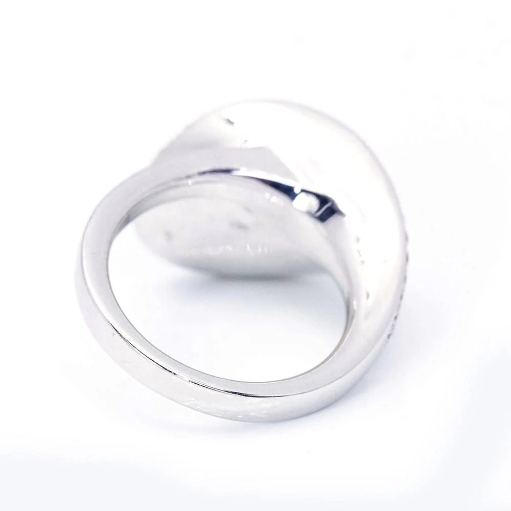 Bague en diamant Paveè. Deuxième main - Image 6