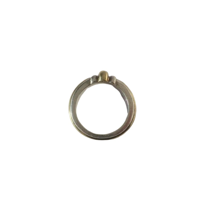 CHRISTOFLE - Bague Jonc godrons Or et Argent - Image 3