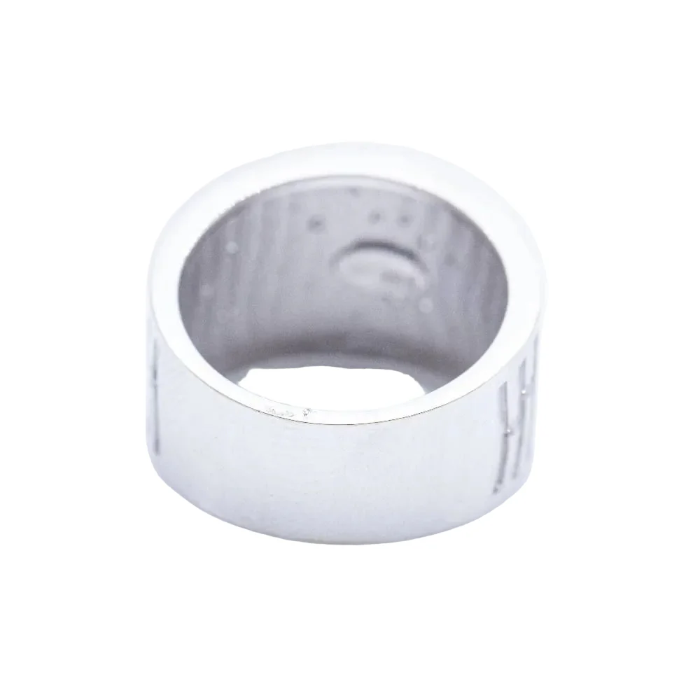 Bague Bandeau BAMBU en or blanc et diamants d'occasion - Image 3