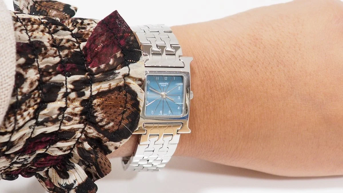 Montre HERMÈS "Heure H" en acier - Image 2
