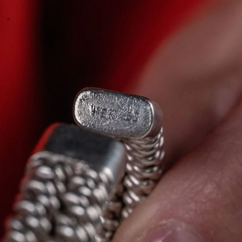 Bracelet HERMES by Lucien Vachey en argent - Image 2