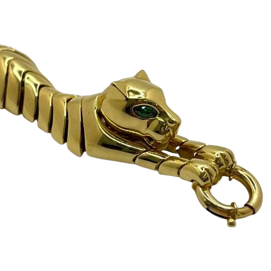 Bracelet Tank en or jaune - Image 3