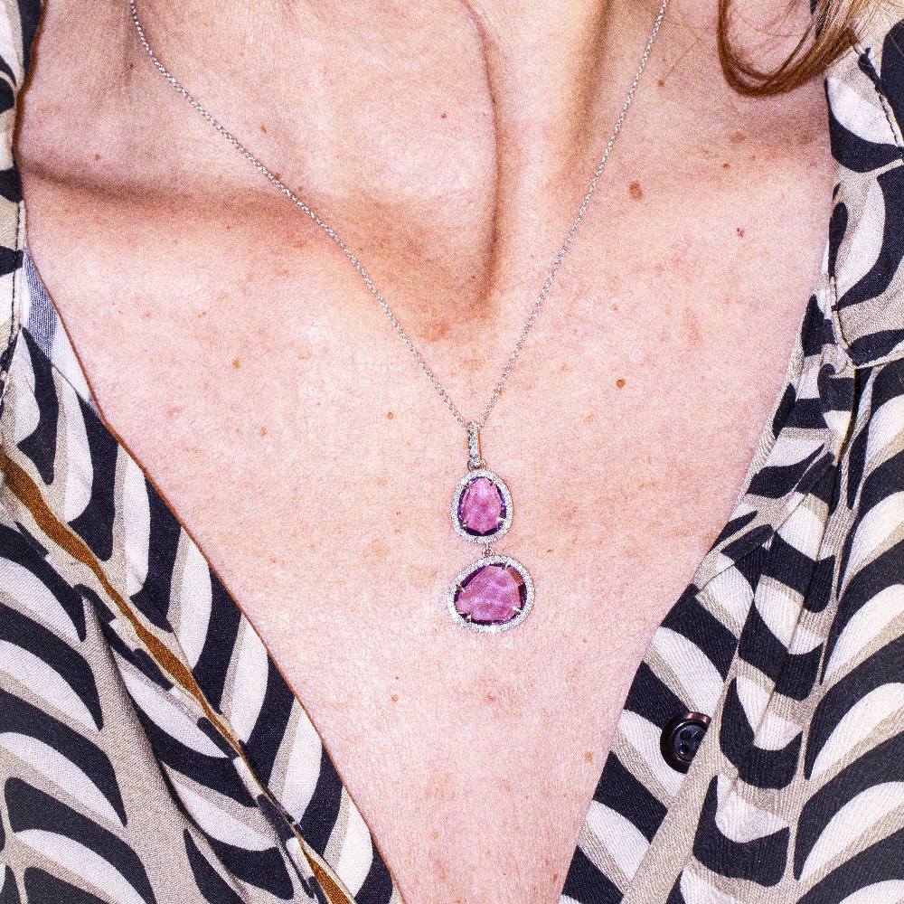 Collier MIMI MILANO en or blanc et diamants - Image 2