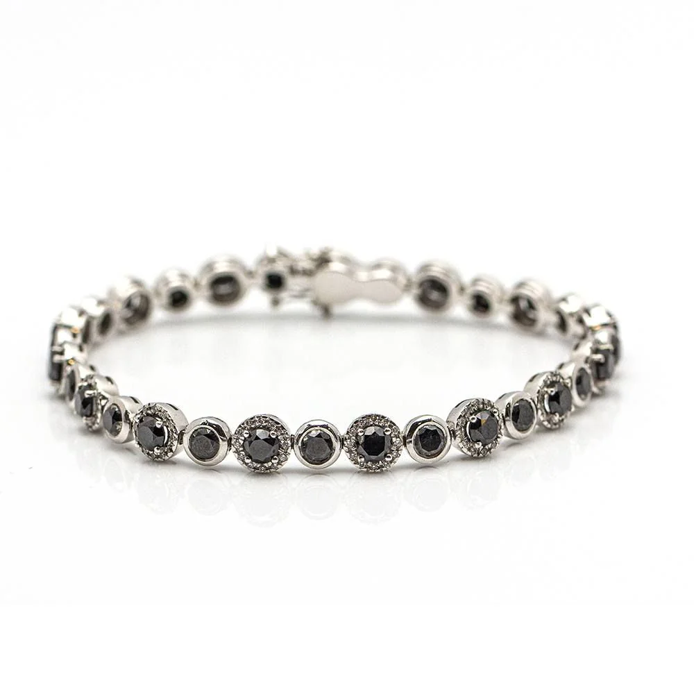 Bracelet NOIRE en or et diamants d'occasion - Image 2