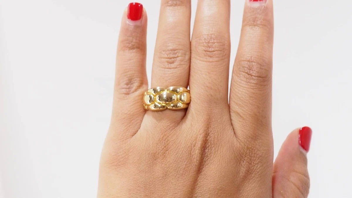 Bague Gentiane de Cartier en or jaune - Image 2