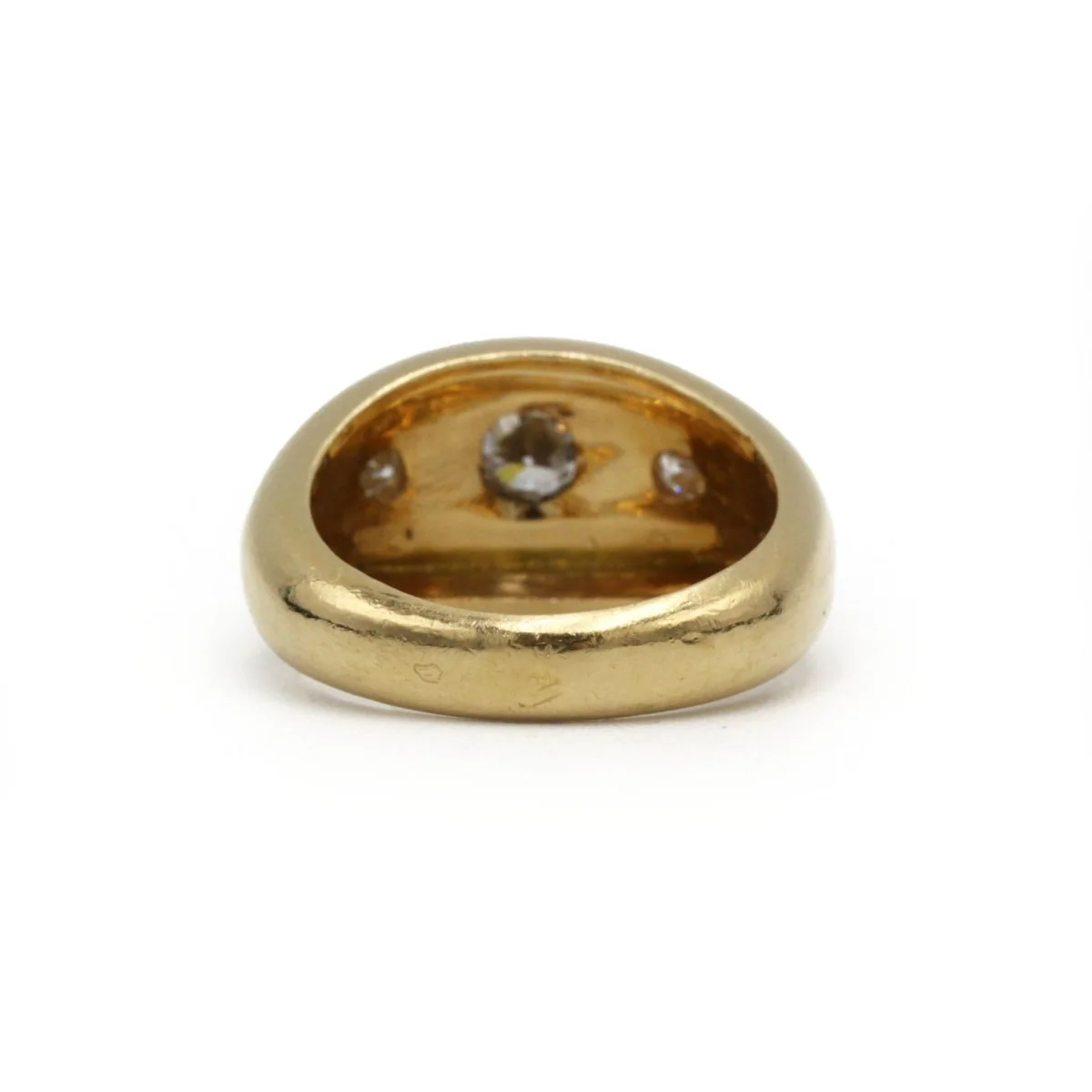 Bague Jonc - Or jaune & Diamants - Image 3