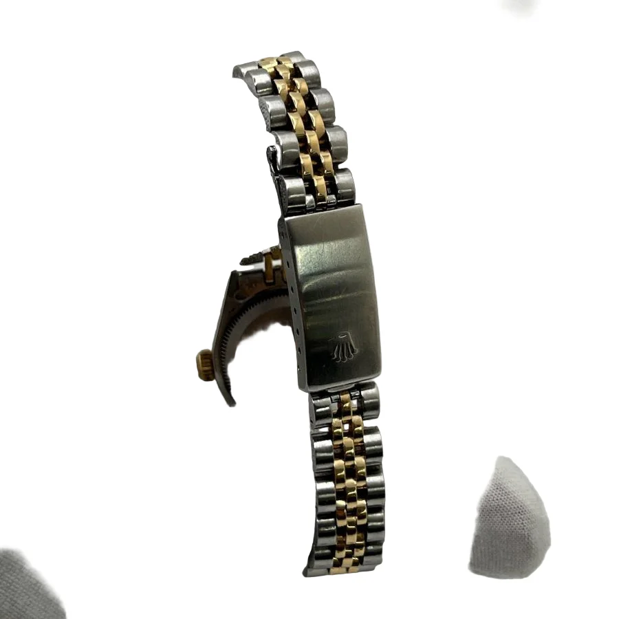 Montre ROLEX "Oyster Perpetual Lady" en or jaune et acier - Image 3