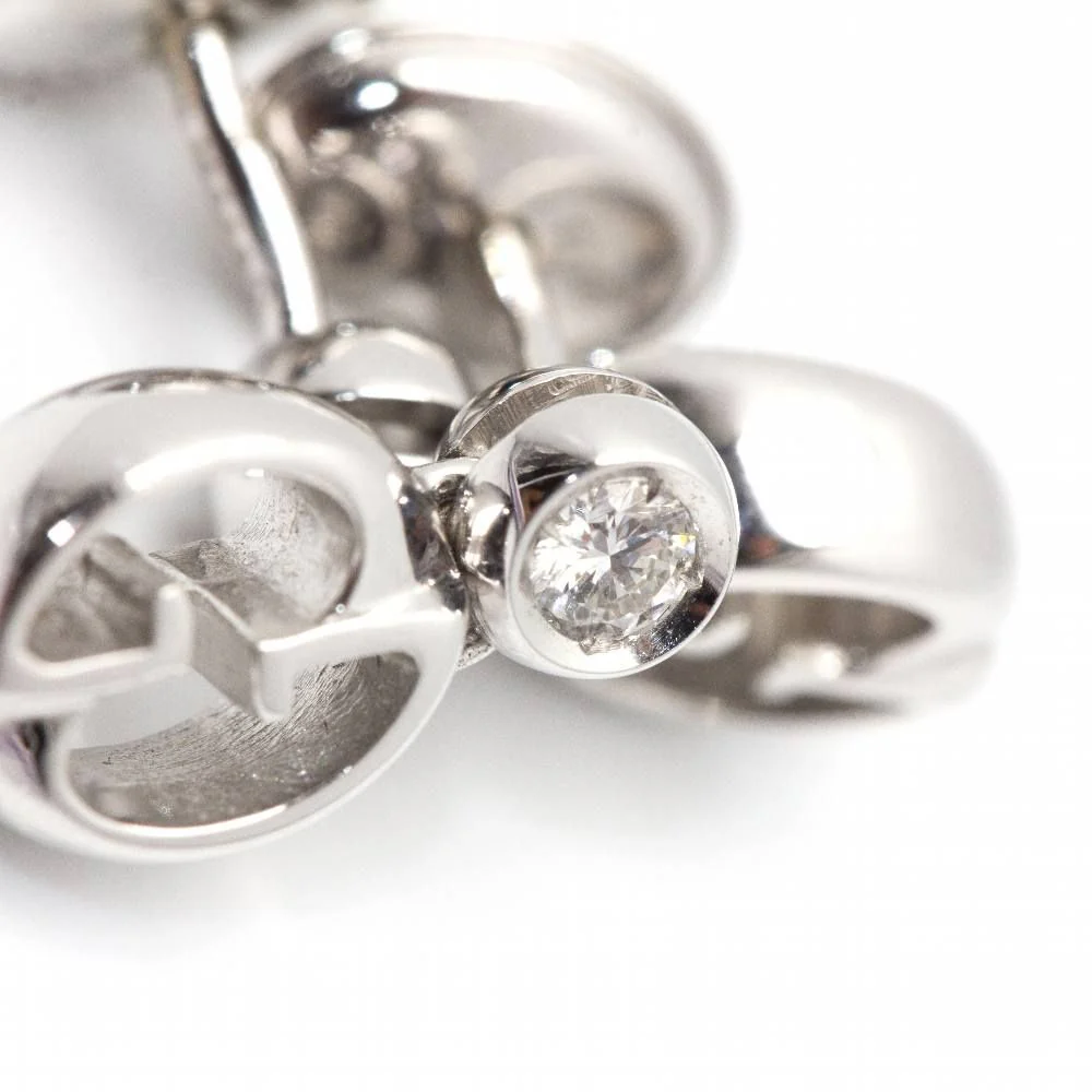 GUCCI 1973 Boucles d'oreilles en or et diamants d'occasion - Image 3