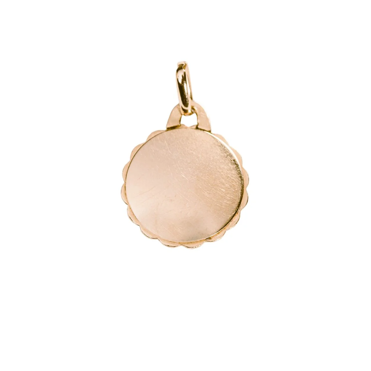 Pendentif AUGIS en or jaune, or rose, or blanc et rubis - Image 3