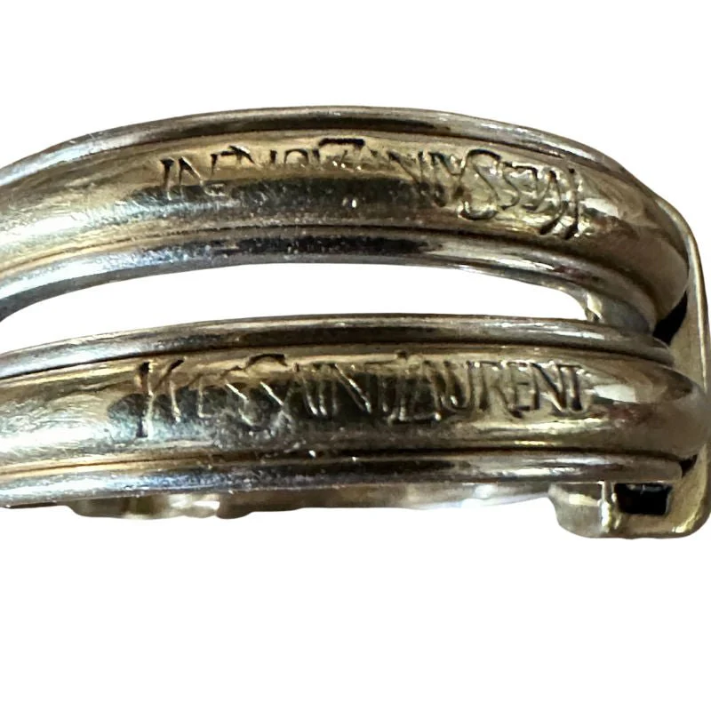 Bague YVES SAINT LAURENT en or jaune, rubis, émeraude et saphir - Image 3