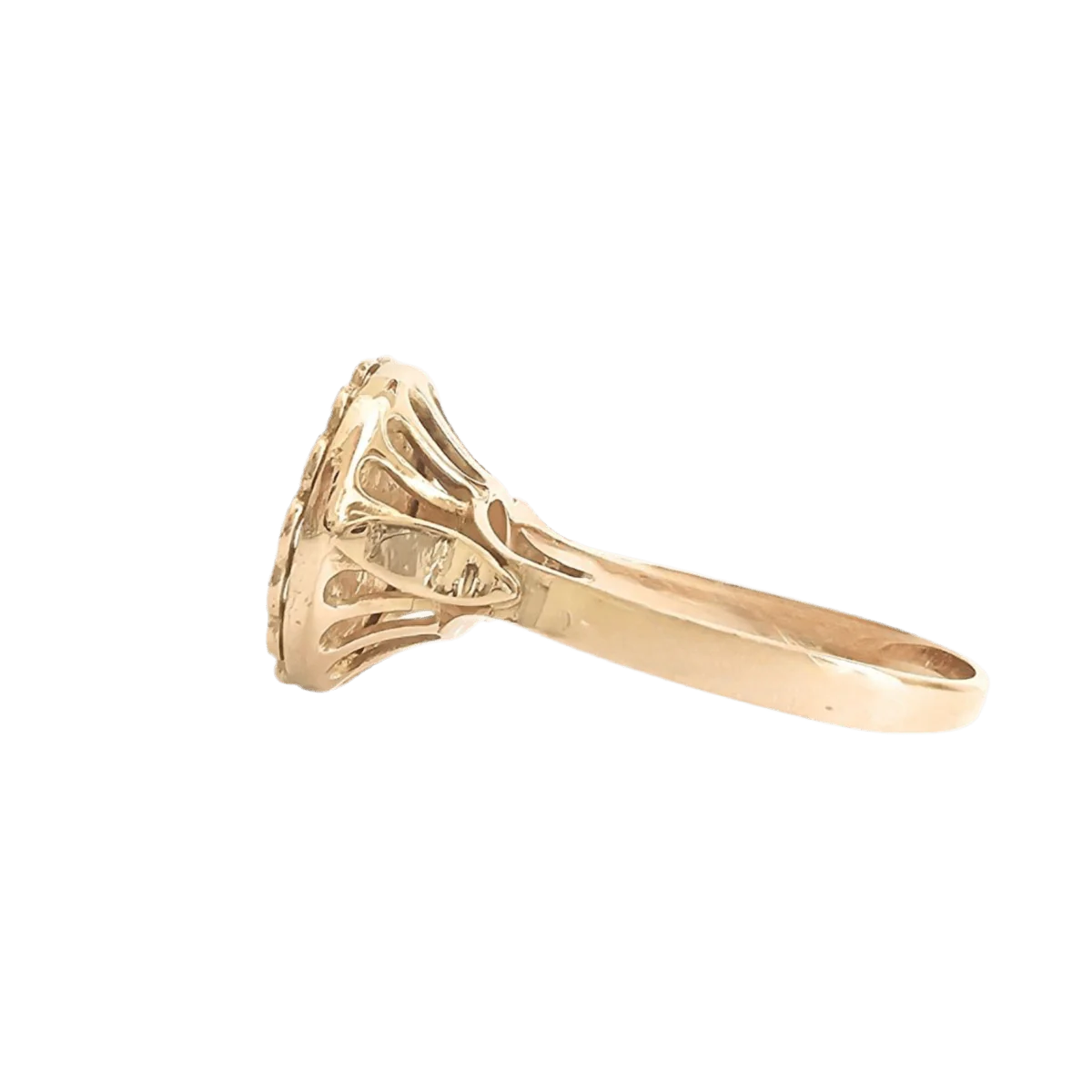 Bague "Dos Pesos" en or jaune - Image 4