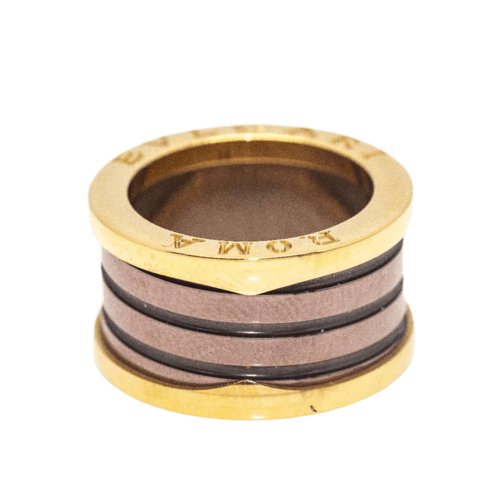 Bague BVLGARI "B.Zero1" en or rose