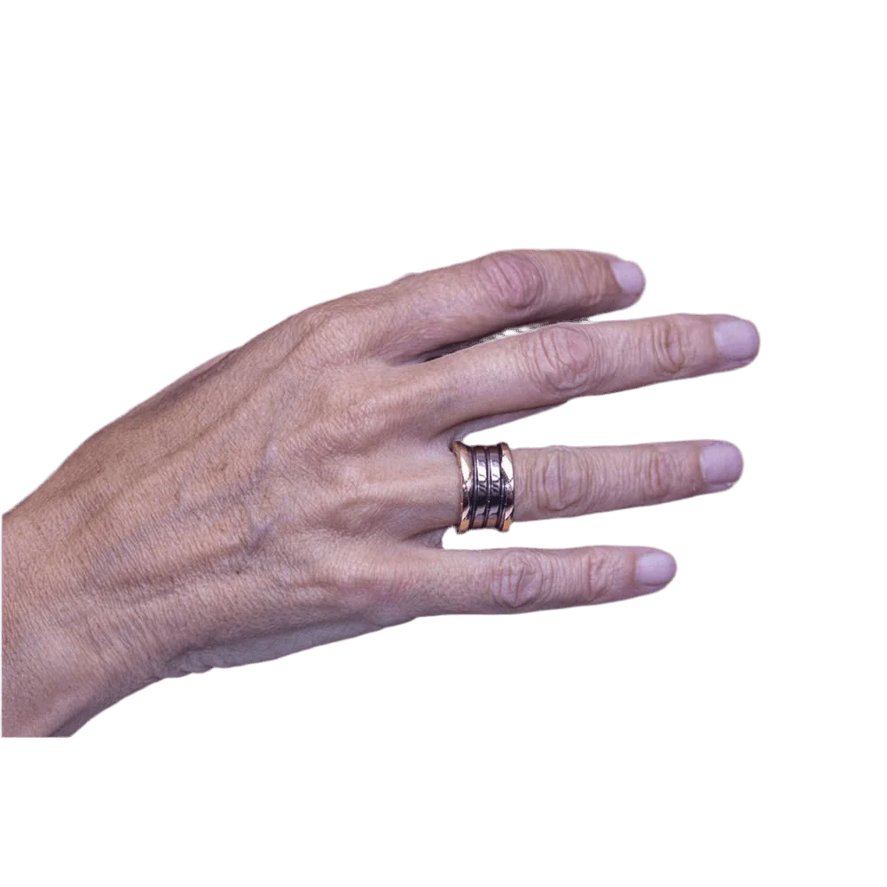 Bague BVLGARI "B.Zero1" en or rose - Image 2