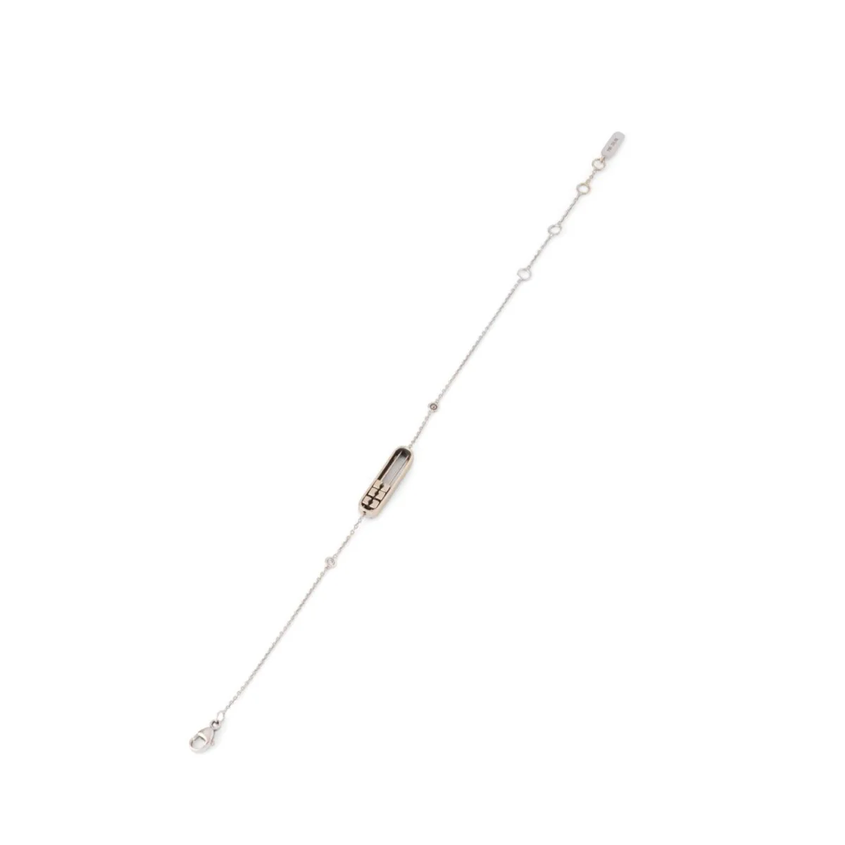 Bracelet MESSIKA "Baby move" en or blanc et diamants - Image 3