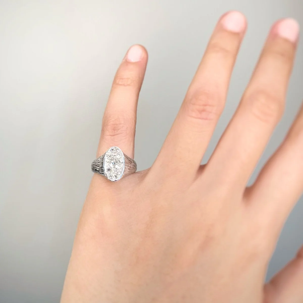 Bague - Or & diamants - Image 4