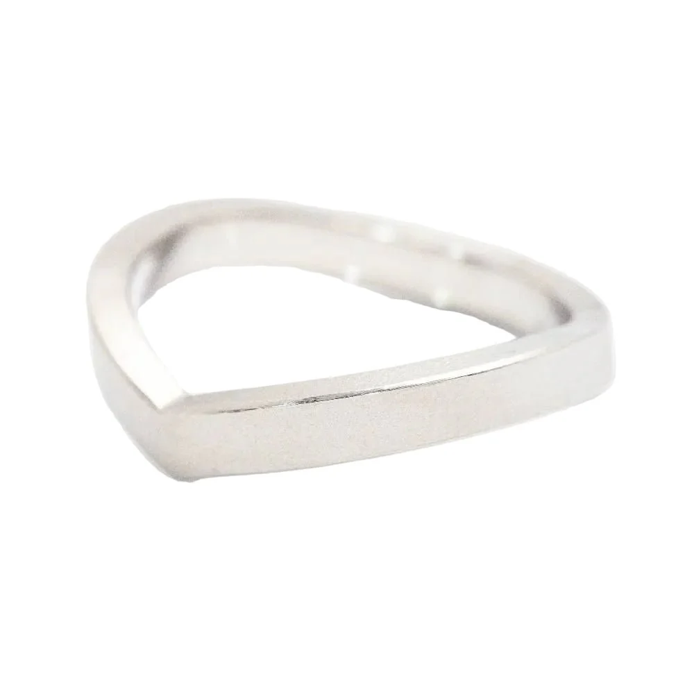 Bague NIESSING PIK en or blanc - Image 2