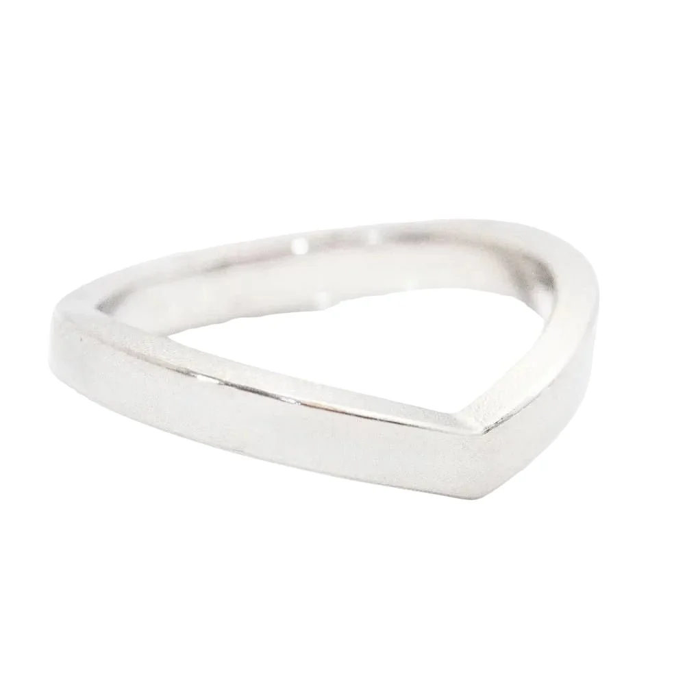 Bague NIESSING PIK en or blanc - Image 4