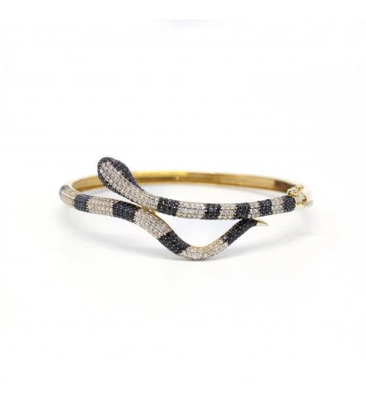 Bracelet rigide - Or Et Diamants