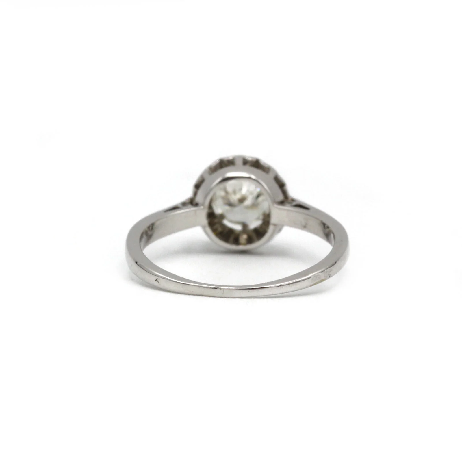 Solitaire - Or, Platine & diamant - Image 3