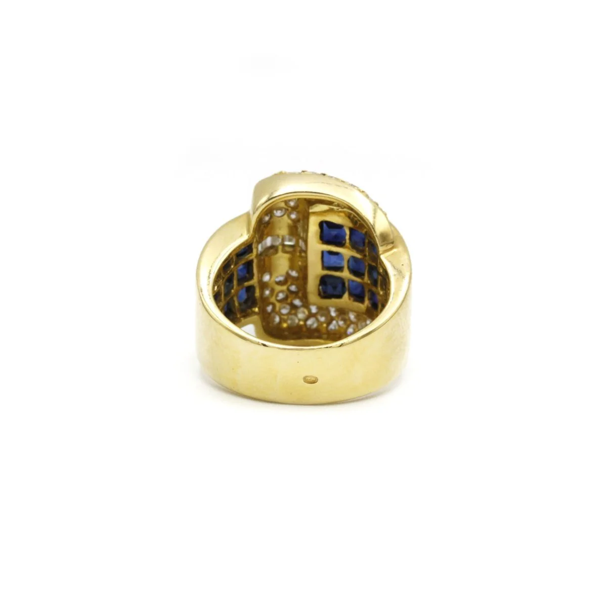 Bague - Or, Saphirs & Diamants - Image 3