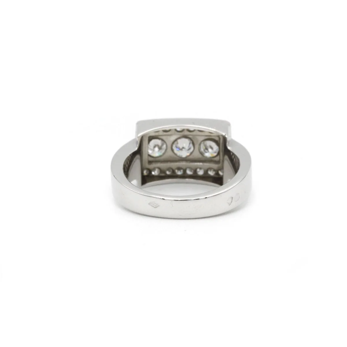 Bague - Or, Platine & diamants - Image 3