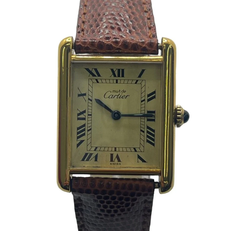 Cartier Tank Must Vermeil Grand modèle