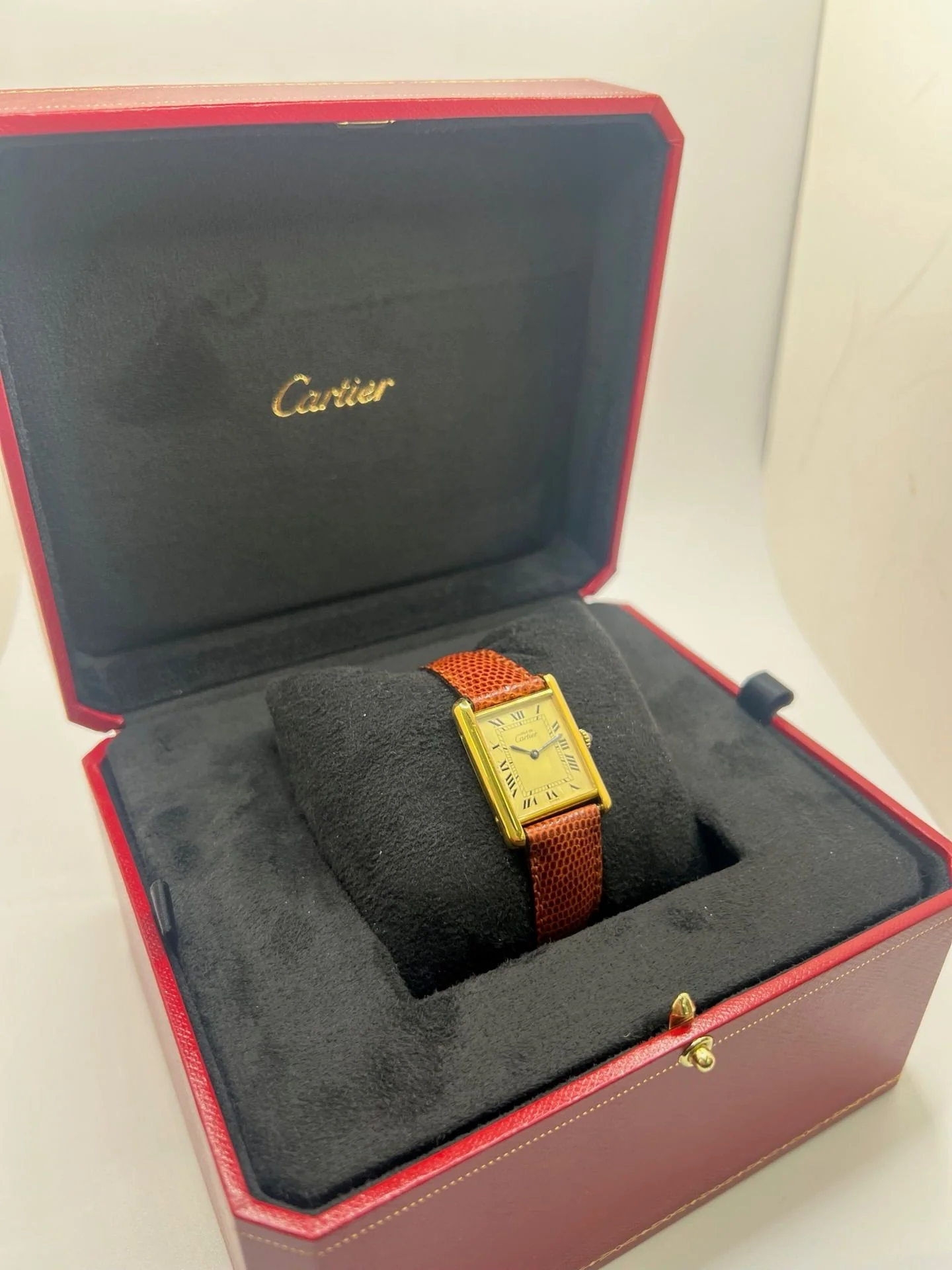 Cartier Tank Must Vermeil Grand modèle - Image 13