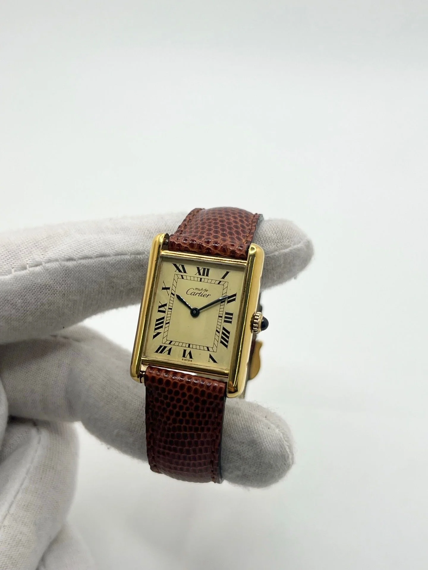 Cartier Tank Must Vermeil Grand modèle - Image 4