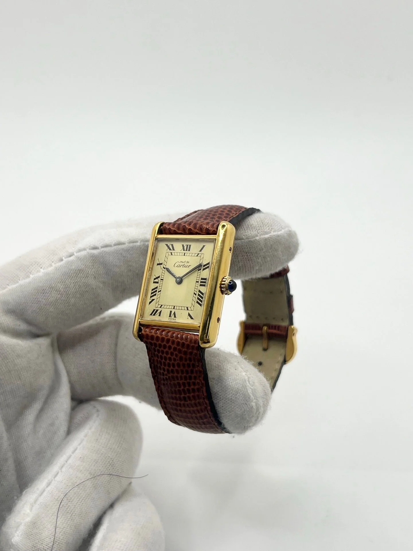 Cartier Tank Must Vermeil Grand modèle - Image 7