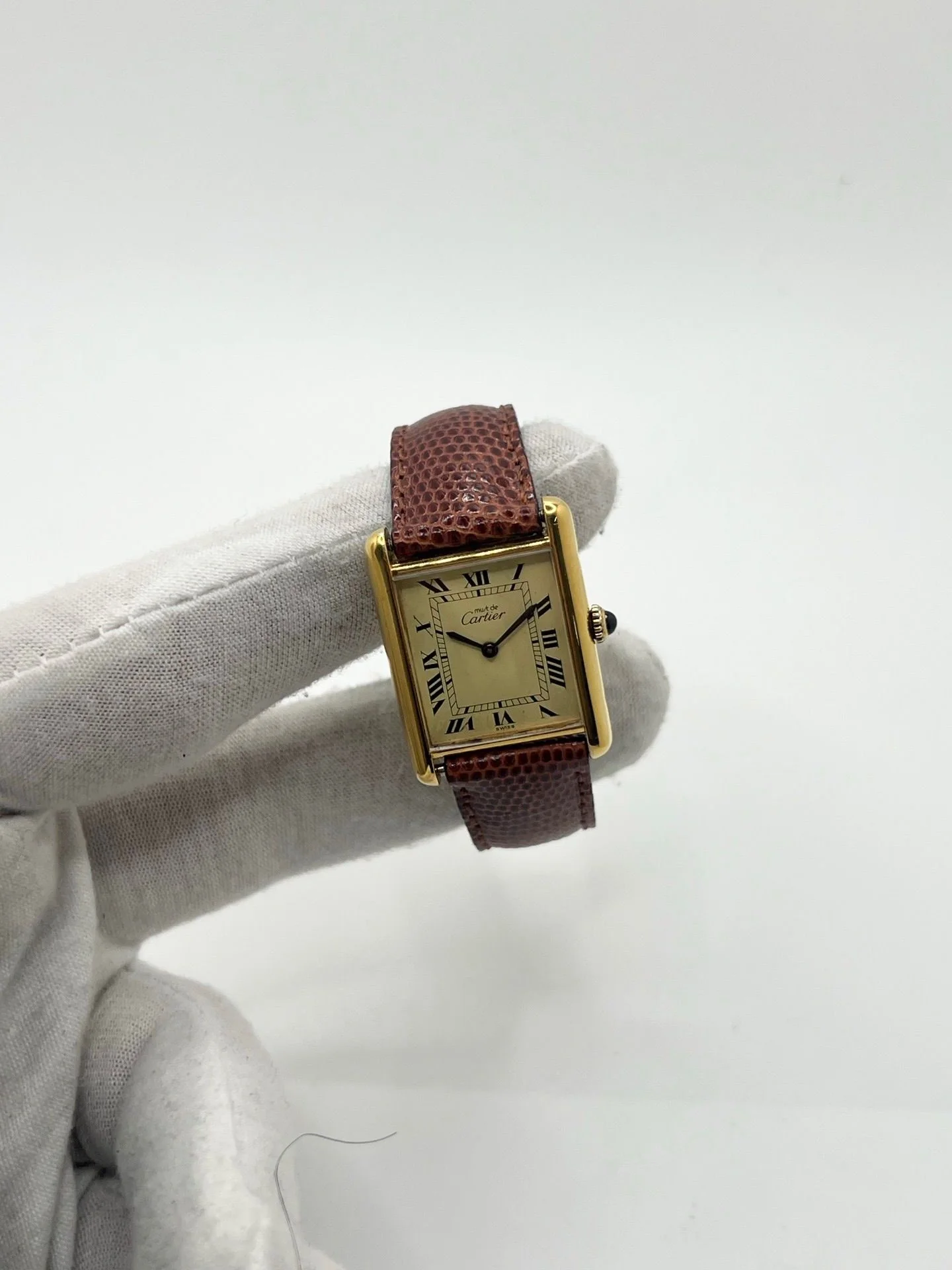 Cartier Tank Must Vermeil Grand modèle - Image 8
