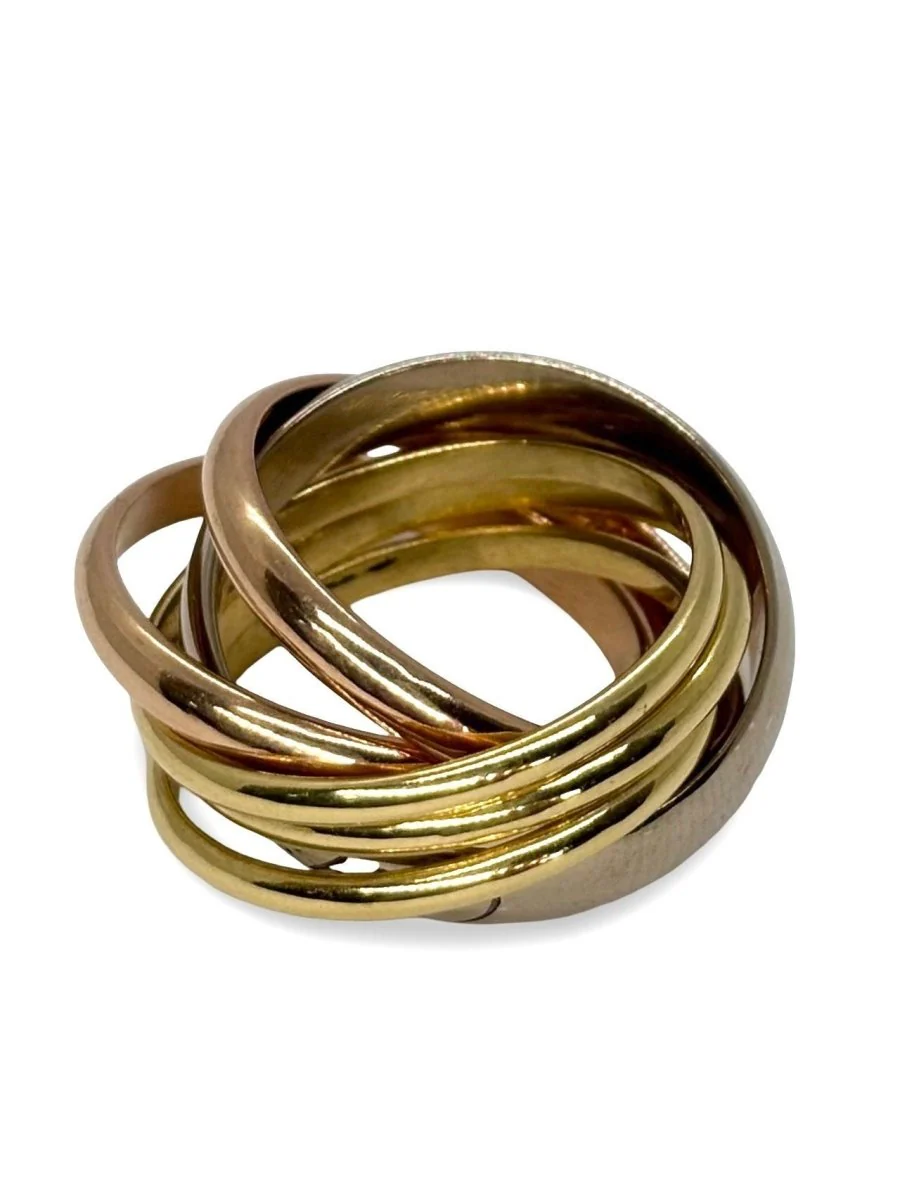 Bague Trinity Cartier 3 ors 6 anneaux - Image 4