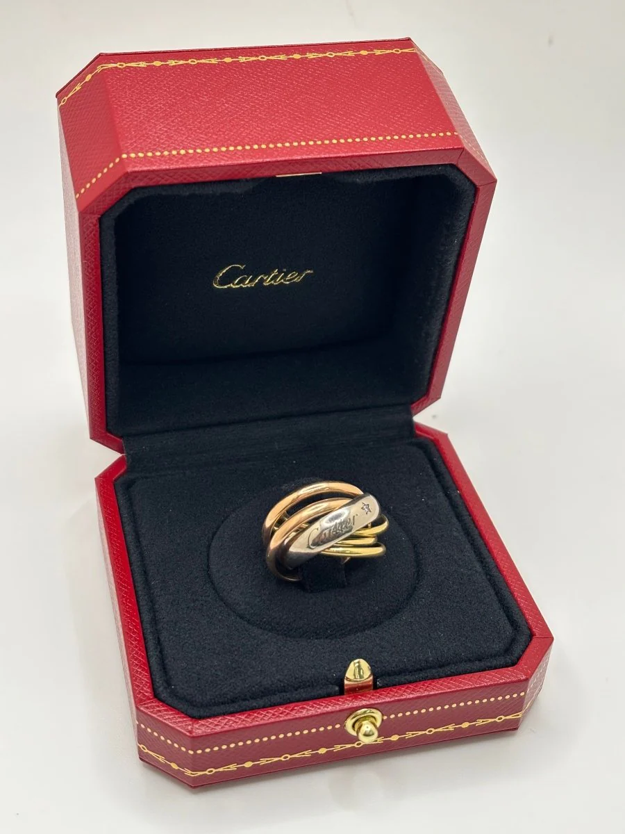 Bague Trinity Cartier 3 ors 6 anneaux - Image 7