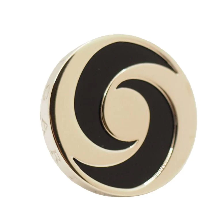 Bague en or blanc et onyx Yin Yang Bulgari
