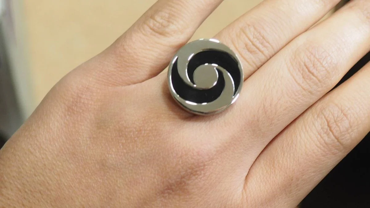 Bague en or blanc et onyx Yin Yang Bulgari - Image 6