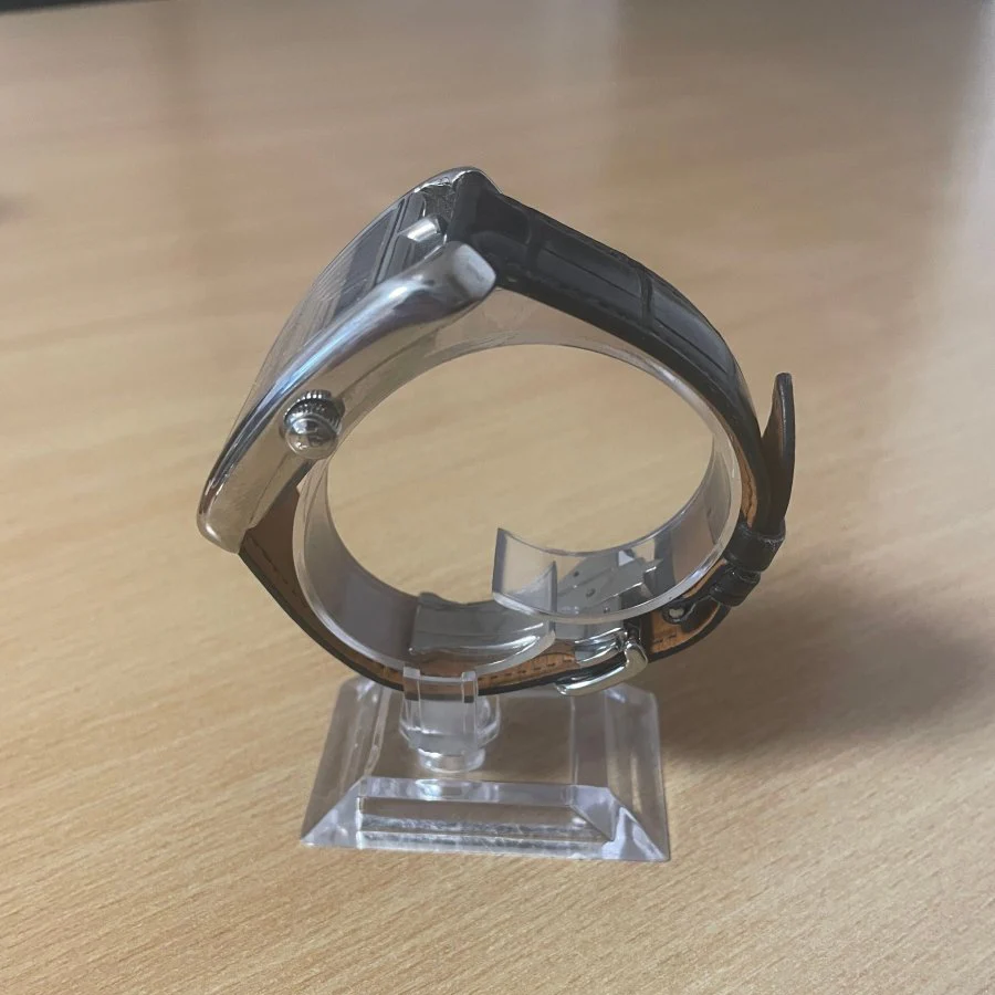 Montre Automatique HERMES "Cape Cod" en cuir et acier - Image 4