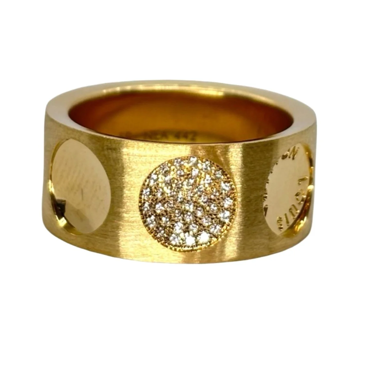 Bague LOUIS VUITTON "Empreinte" en or jaune et diamants