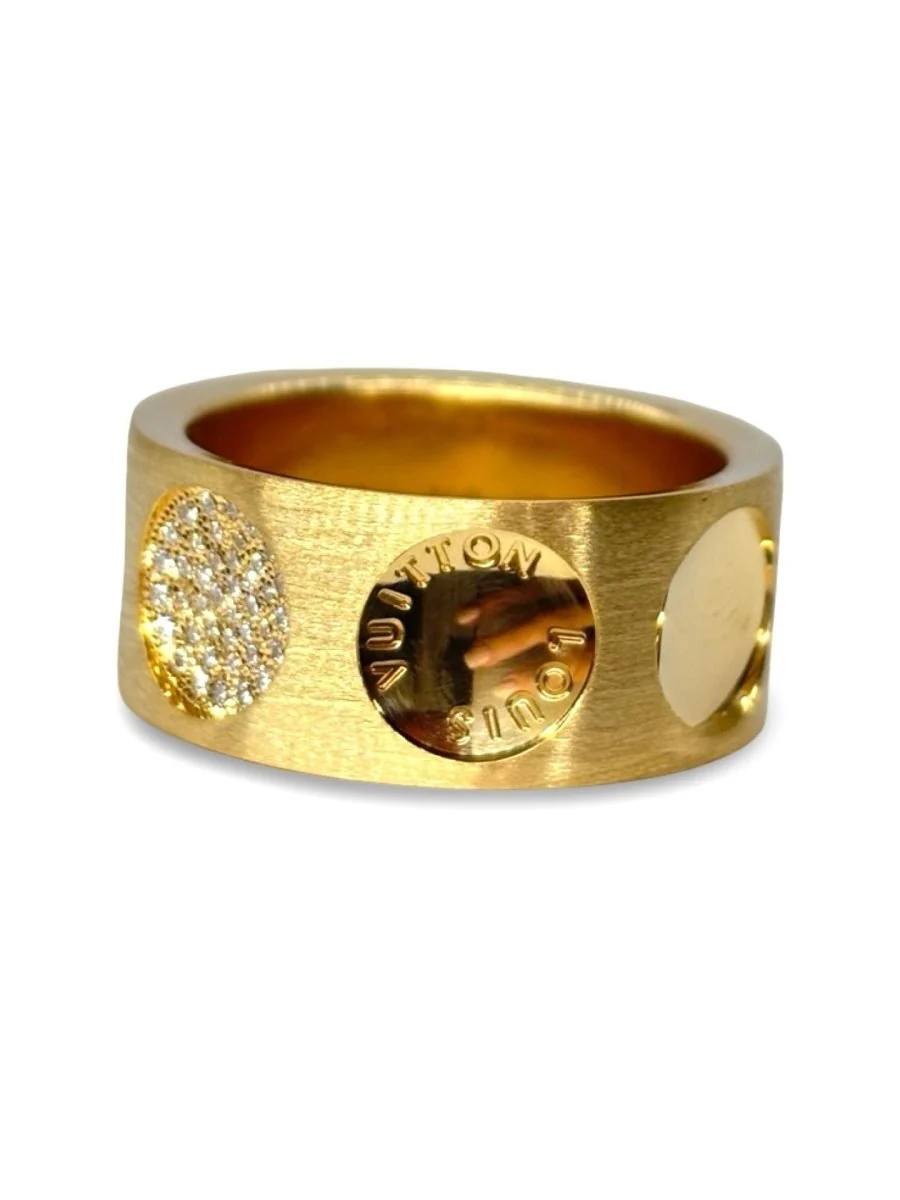 Bague LOUIS VUITTON "Empreinte" en or jaune et diamants - Image 3