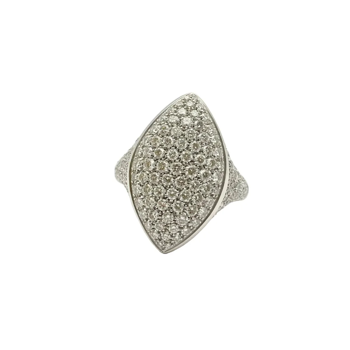 Bague Pavée DAMIANI en or blanc et diamants
