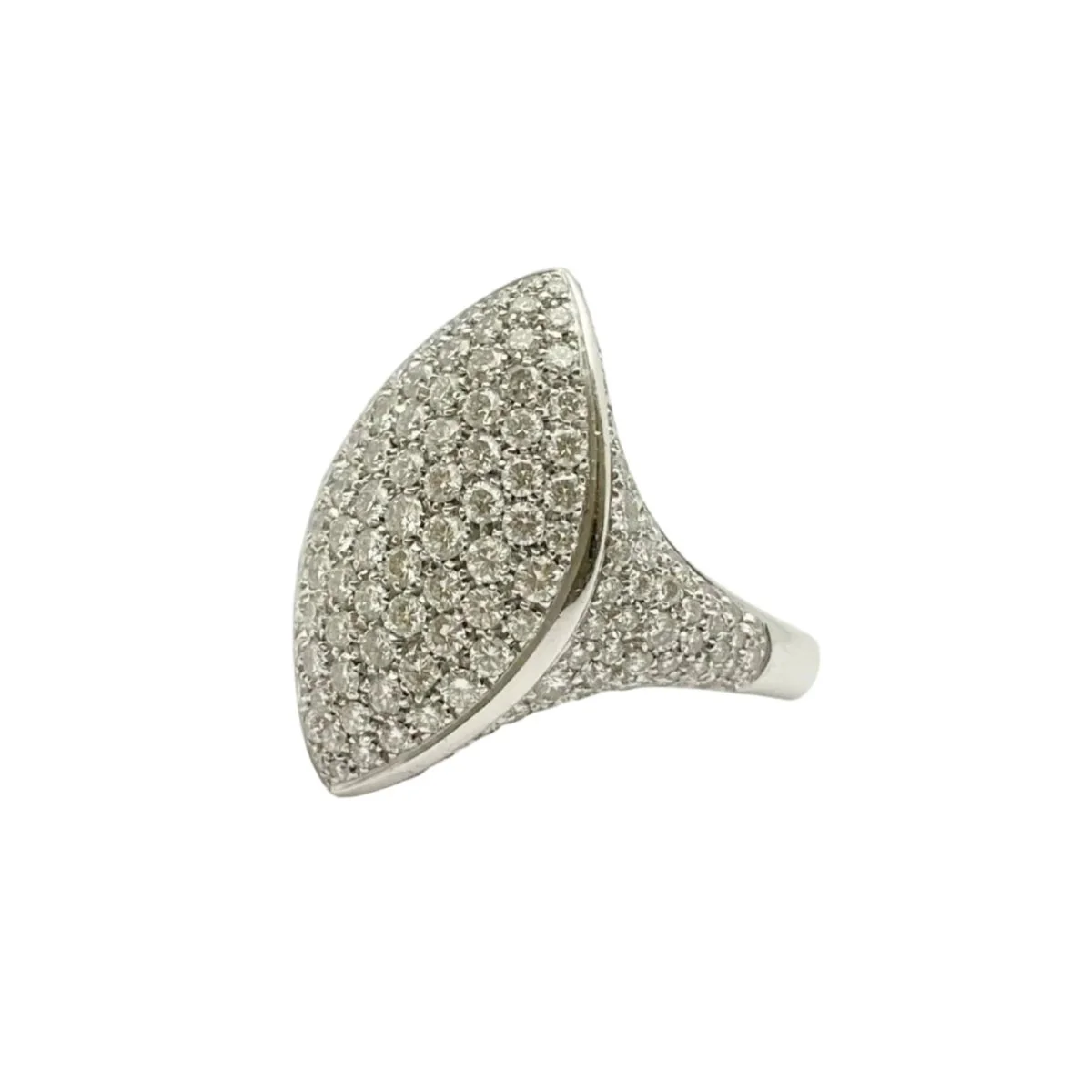 Bague Pavée DAMIANI en or blanc et diamants - Image 2