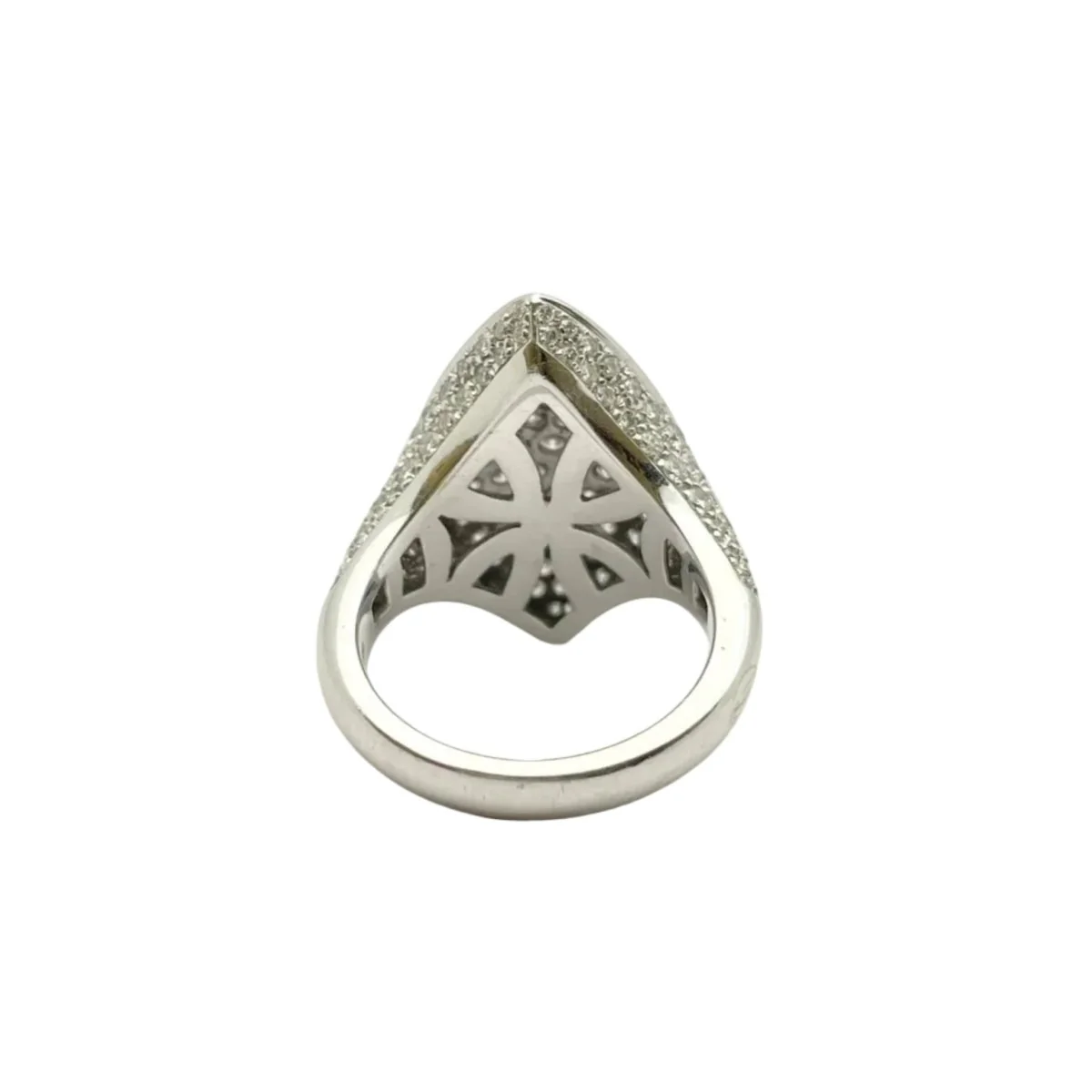 Bague Pavée DAMIANI en or blanc et diamants - Image 3