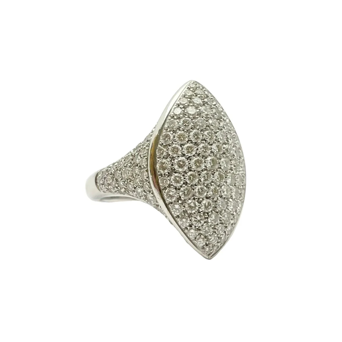 Bague Pavée DAMIANI en or blanc et diamants - Image 4