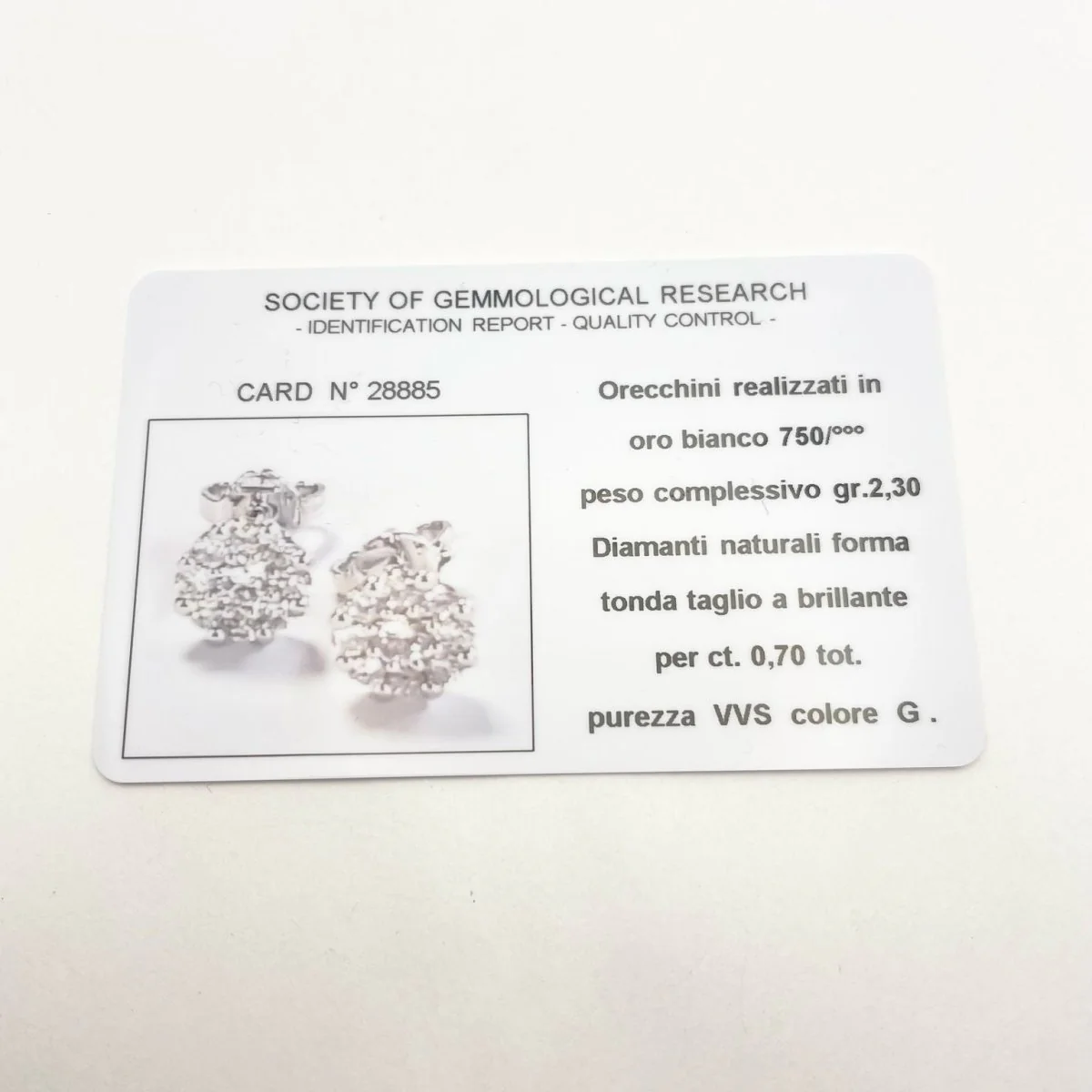 Boucles d'oreilles Puces Marguerite en or et diamants - Image 7